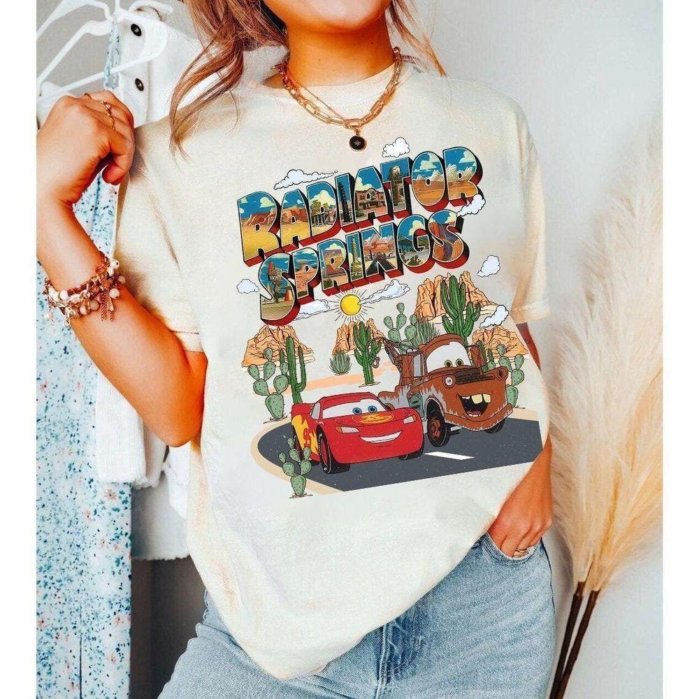 Retro Disney Pixar Cars Movie Radiator Springs Vuitino Merch